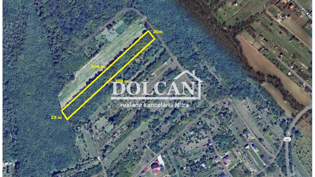 Investičný pozemok v obci Dolné Štitáre